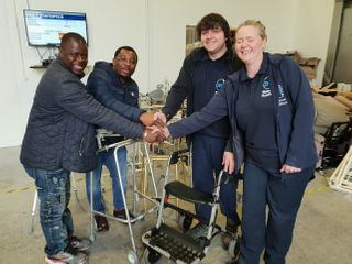 REACT RECEIVES HEALTHCARE EQUIPMENT FROM MILLBROOK HEALTHCARE
