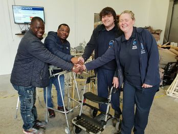 REACT RECEIVES HEALTHCARE EQUIPMENT FROM MILLBROOK HEALTHCARE